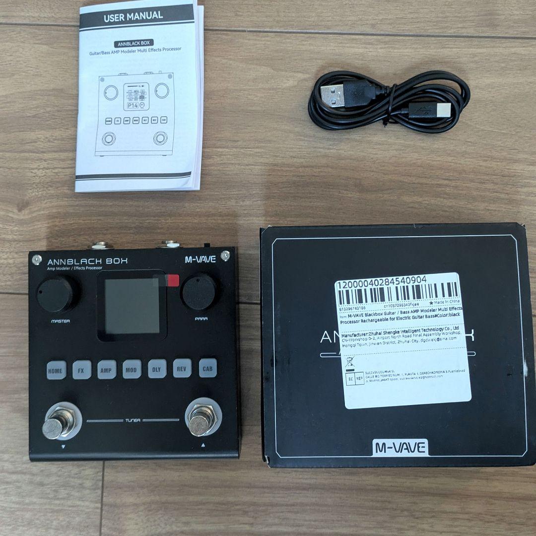 新品 M-WAVE ANNBLACKBOX マルチエフェクター ブラック