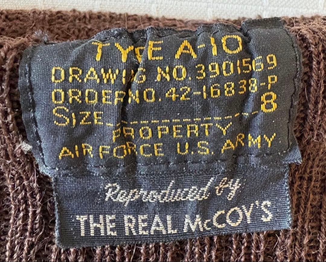 THE REAL McCOY'S A-10 レザーグローブ サイズ8