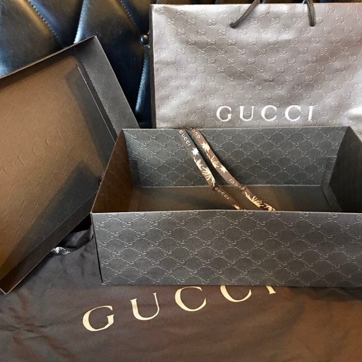 GUCCI ショッパー 化粧箱 化粧袋　帯