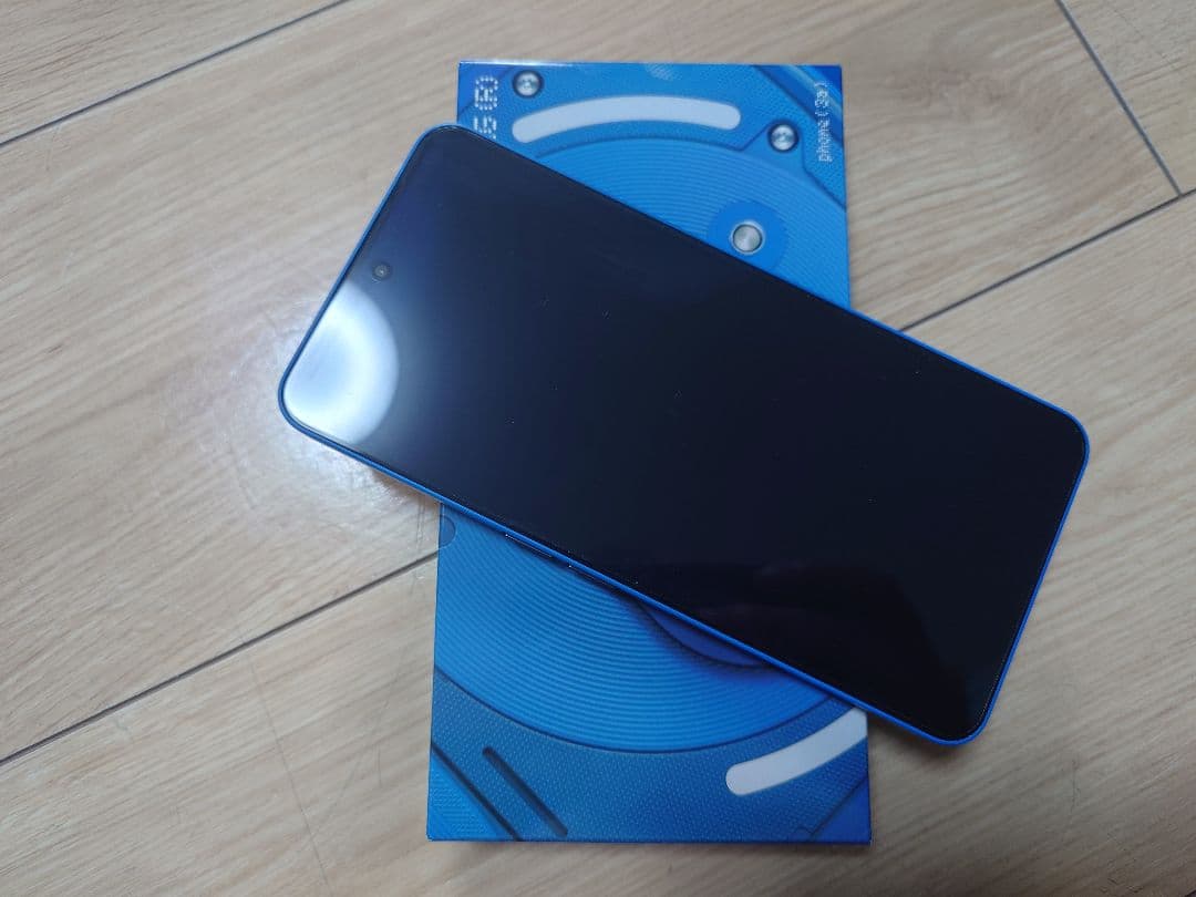 超美品 Nothing Phone (3a) ブルー 本体 8GB/128GB