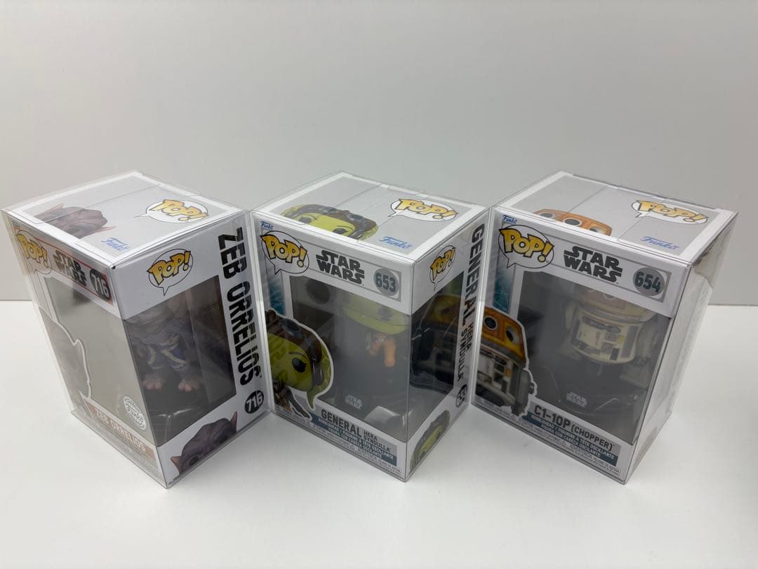 funko pop スターウォーズ　レベルズセット　プロテクター付き