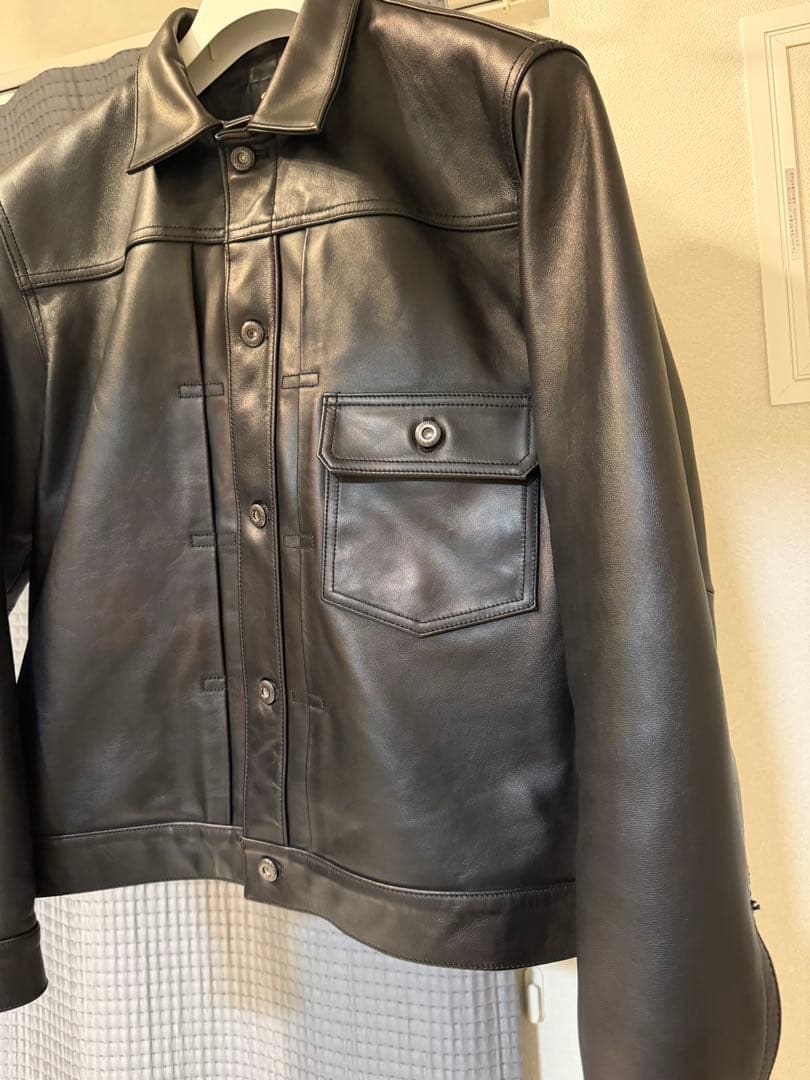 Schott ショット シープレザー 1st トラッカージャケット 革ジャン