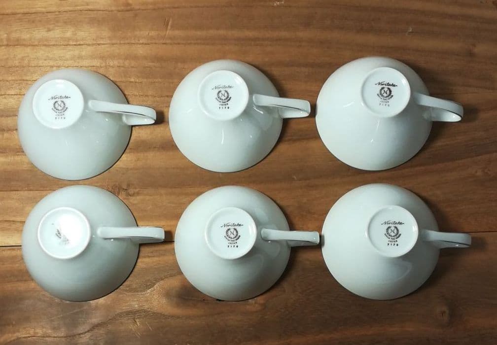 ノリタケ　ネスカフェ　カップ＆ソーサー　6客　オールドノリタケ