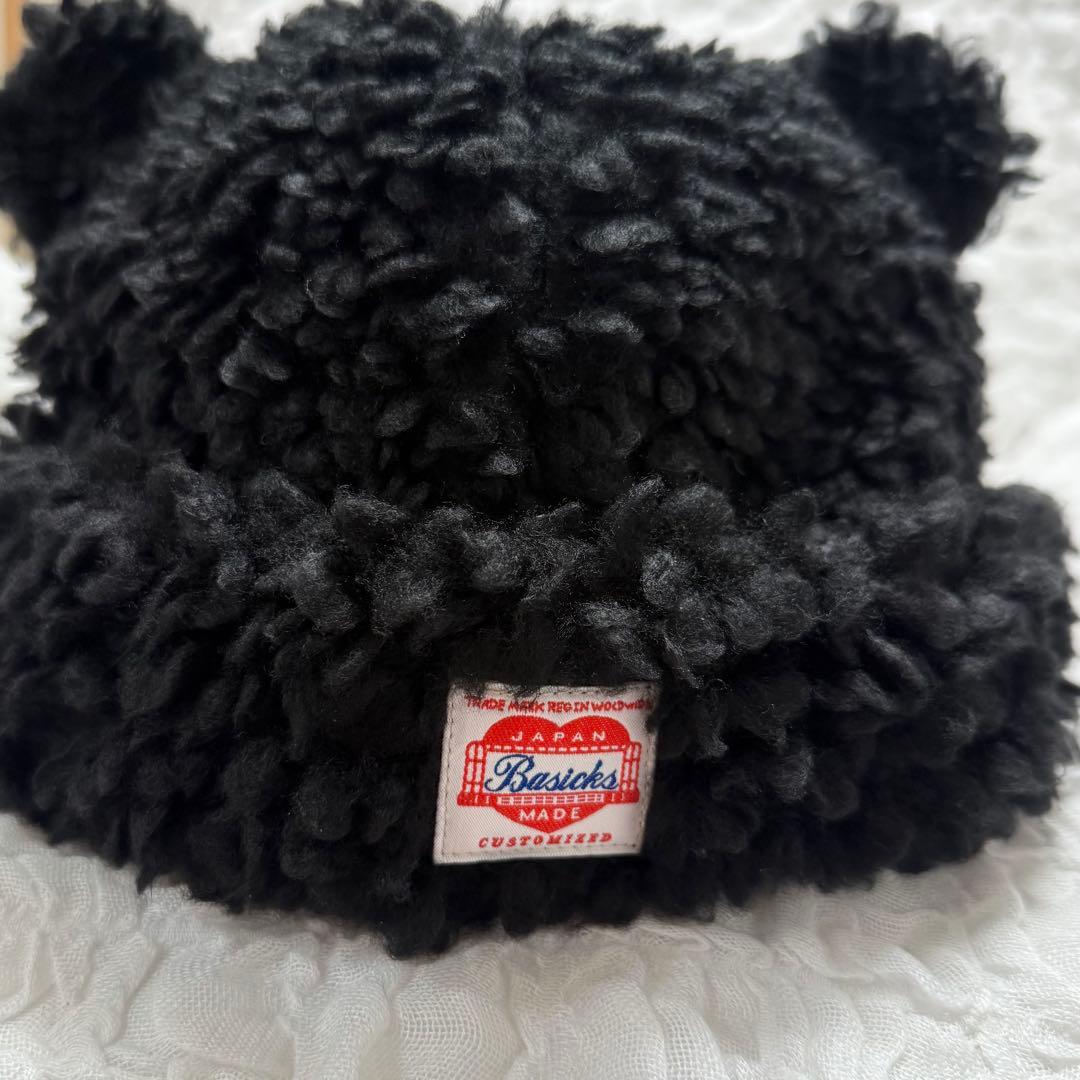 新品 タグ付き BASICKS ベイシックスBear Beanieベアビーニー