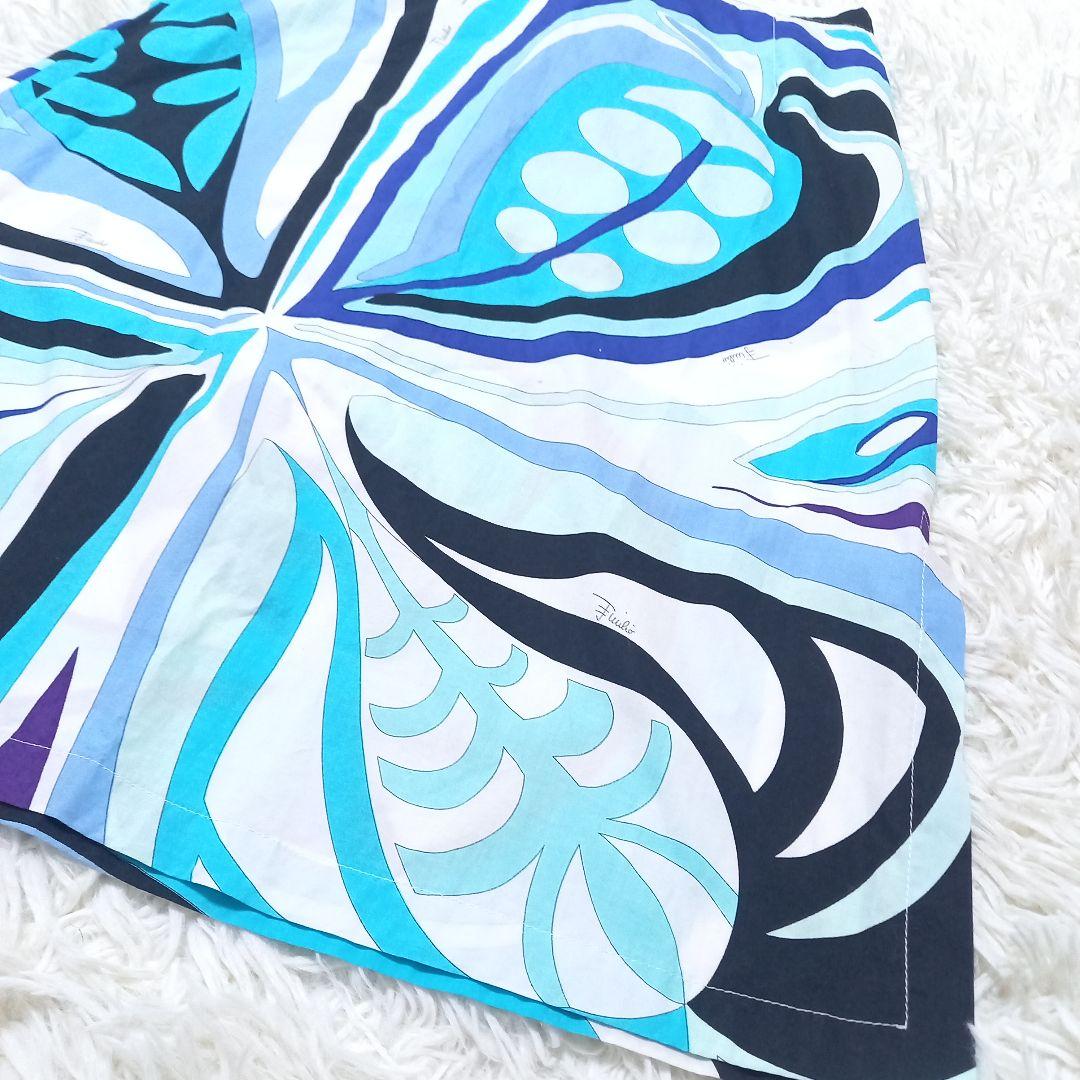 エミリオプッチ　スカート　コットン　プッチ柄　花柄　リゾート　夏　マルチカラー