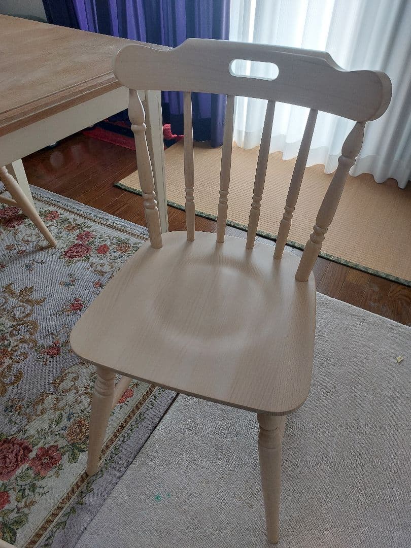 ダイニングテーブルセット Francfrancの椅子4脚付き