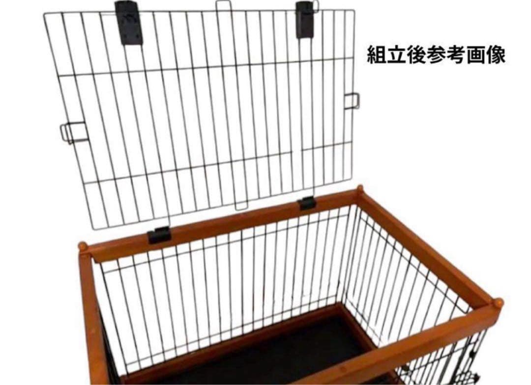 【美品】トレー付き木製ケージ NEO CG-0007 ライトブラウン 天然木