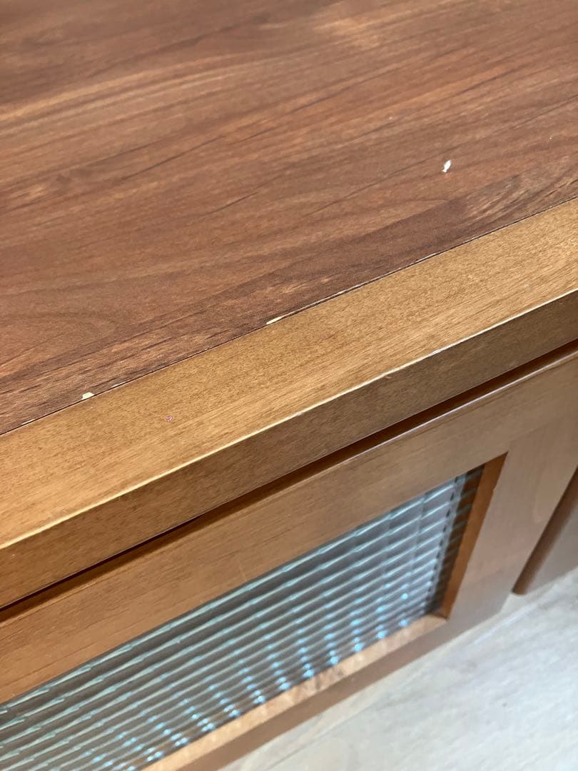 ベルメゾン★アルダー材の低ホルマリンコーナーテレビ台★幅90cm