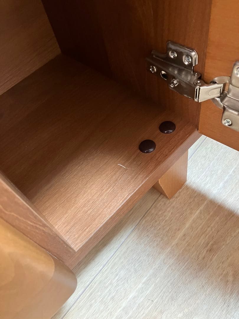 ベルメゾン★アルダー材の低ホルマリンコーナーテレビ台★幅90cm