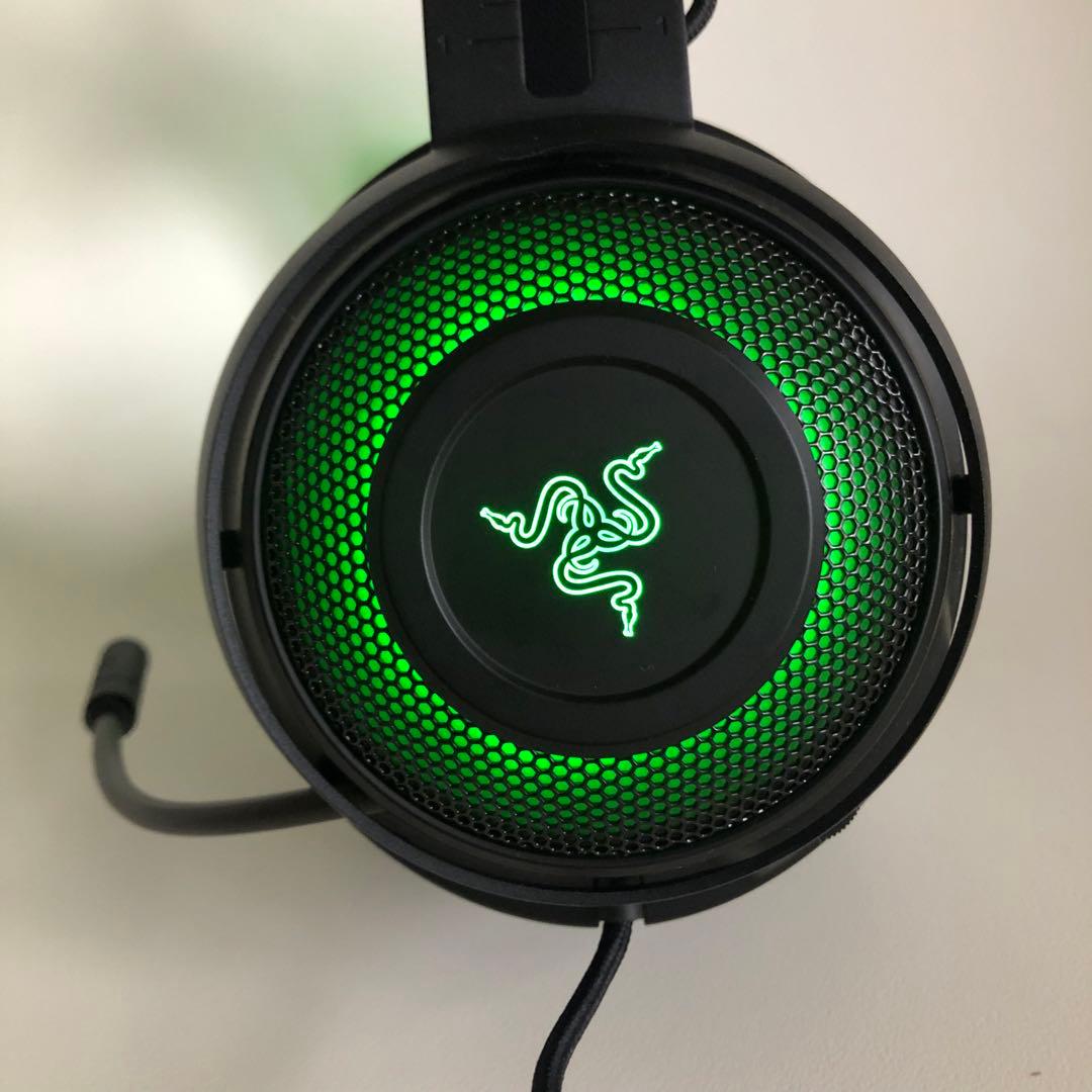 Razer Kraken Kitty ゲーミングヘッドセット 猫耳 ブラック