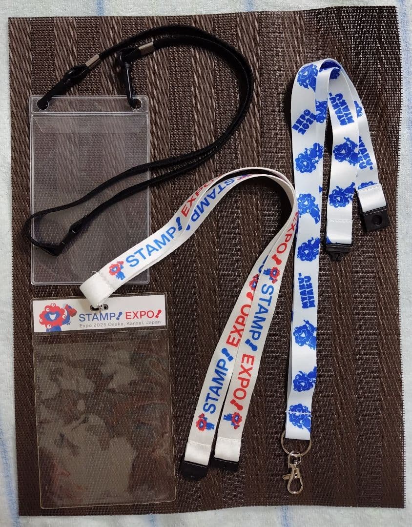 【未使用品】万博スタッフ用ネックストラップ６本＆オマケ３個【非売品】