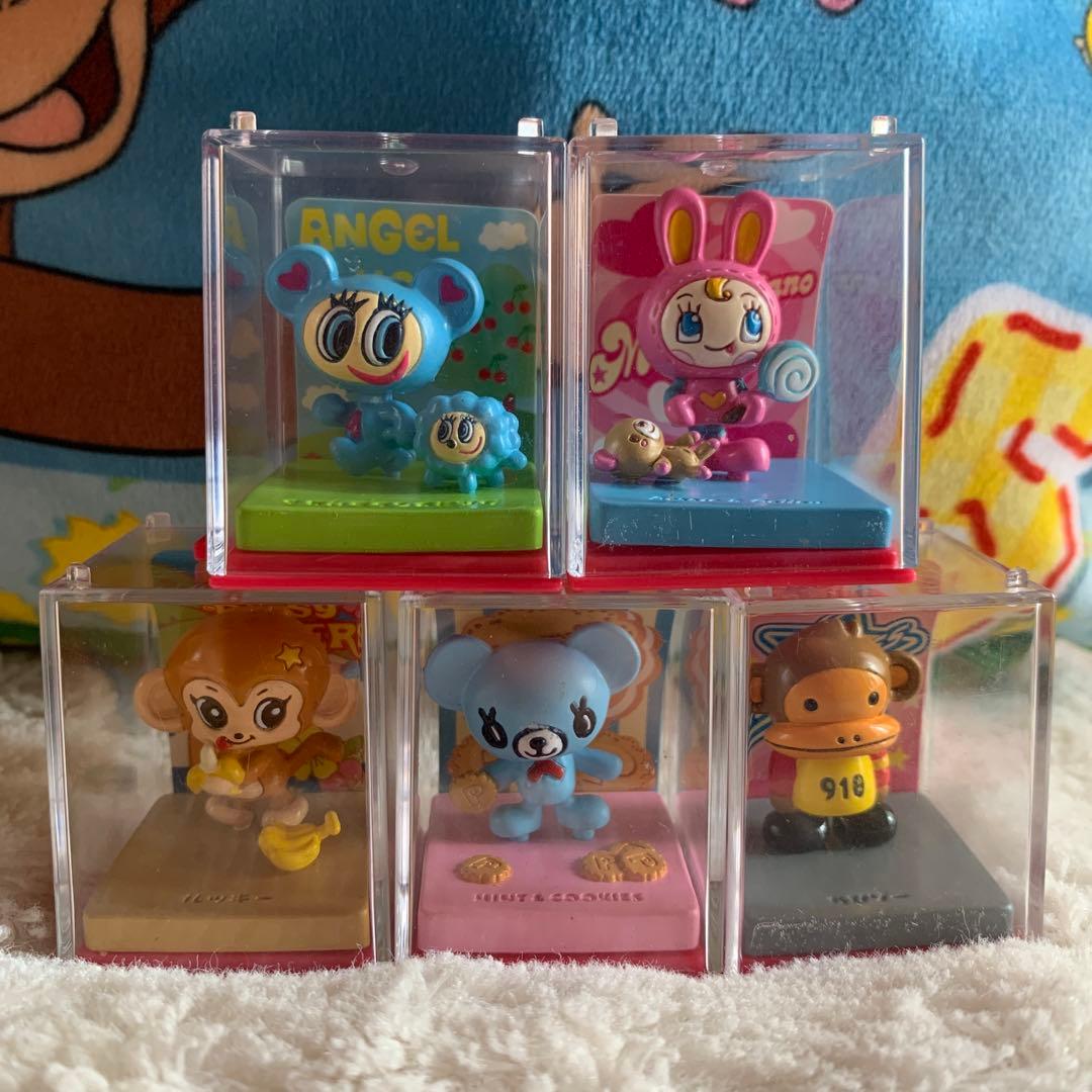 【超レア】　ナルミヤ　エンジェルブルー　メゾピアノ　フィギュア　平成レトロ　5点