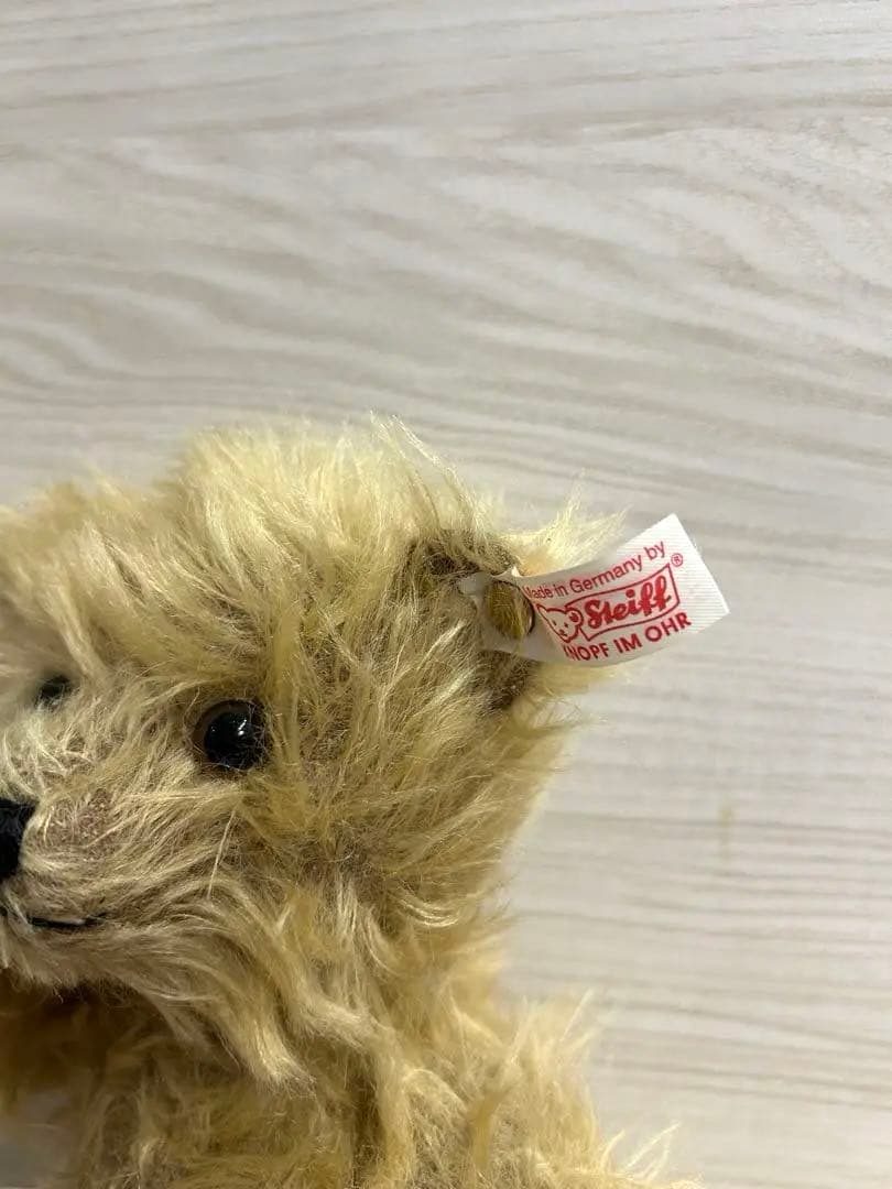 Steiff シュタイフ　くま　テディベア　ベージュ　可動式　音声内蔵
