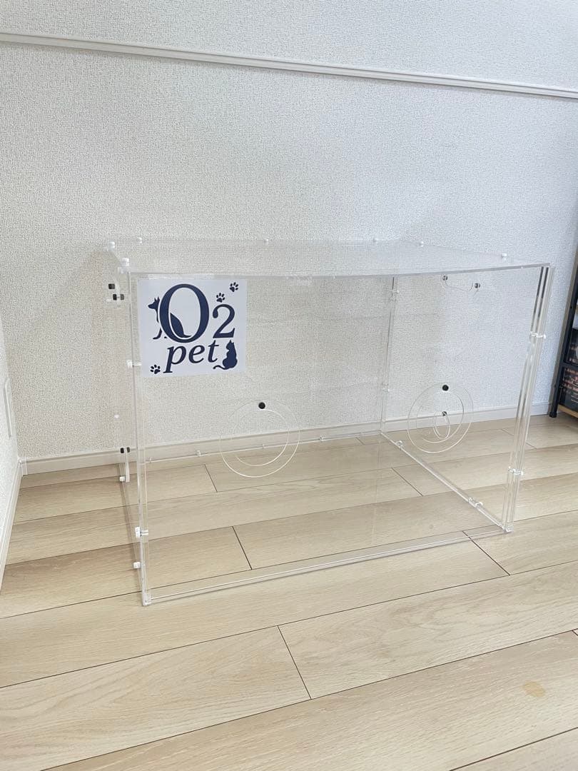 O2ペット　オーツーチャージ　ペット用酸素室　ケージ