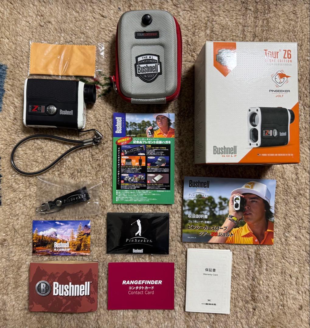 Bushnell（ブッシュネル） 距離計 Tour Z6 ケース・全付属品付