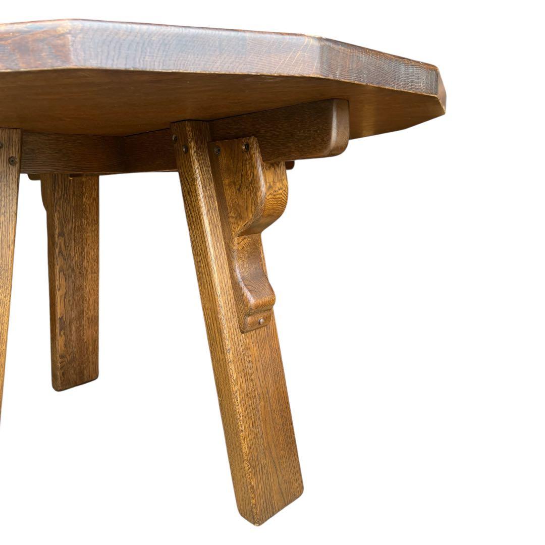 オランダ民芸家具 ネザーランズフォークロア 16角形 ダイニングテーブル