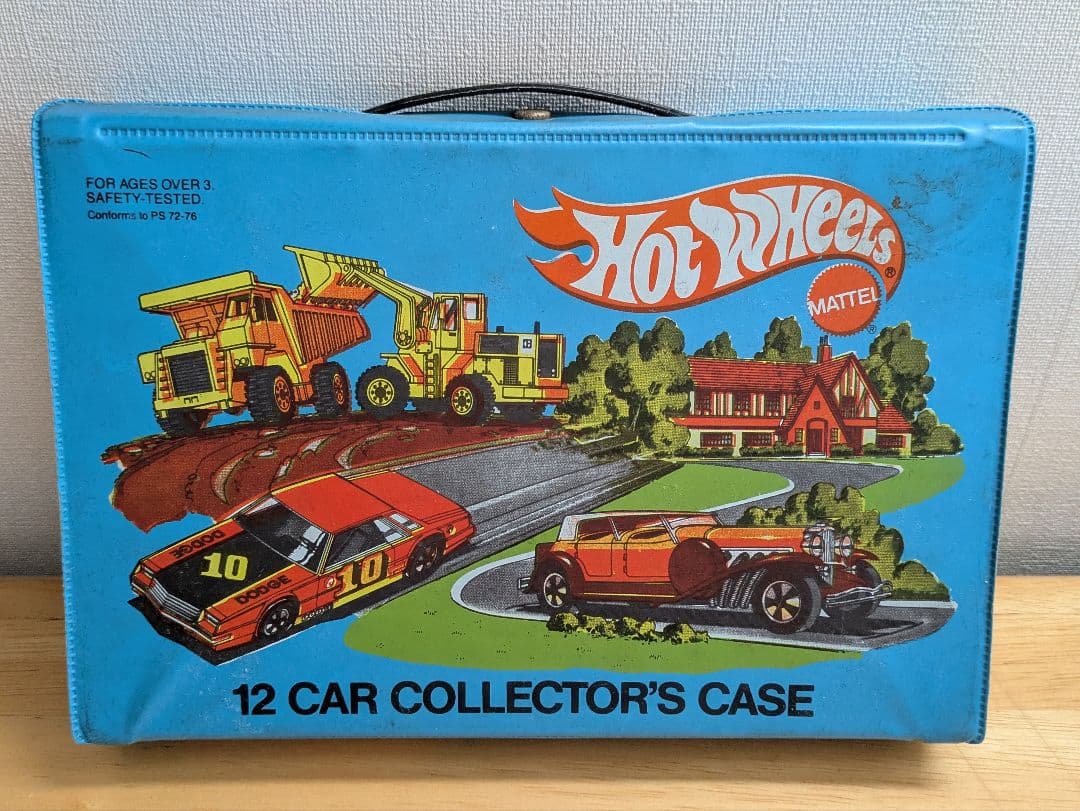 ビンテージ マテル ホットウィール 1980年製12台収納ケース （車両込み）