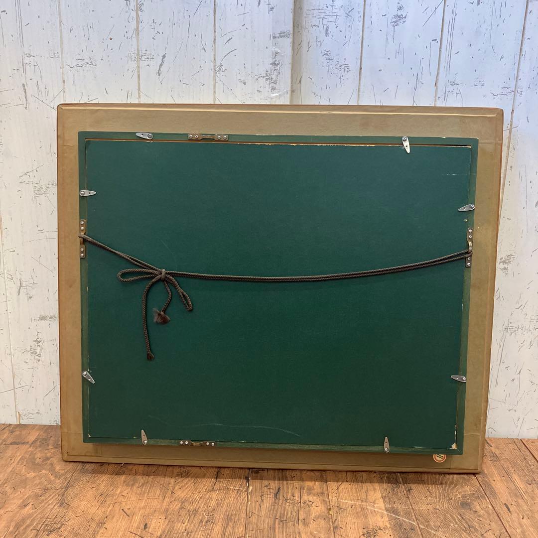 アンティーク 油絵 油彩画 風景画 街並み 町並み 絵画 額縁 額 額装