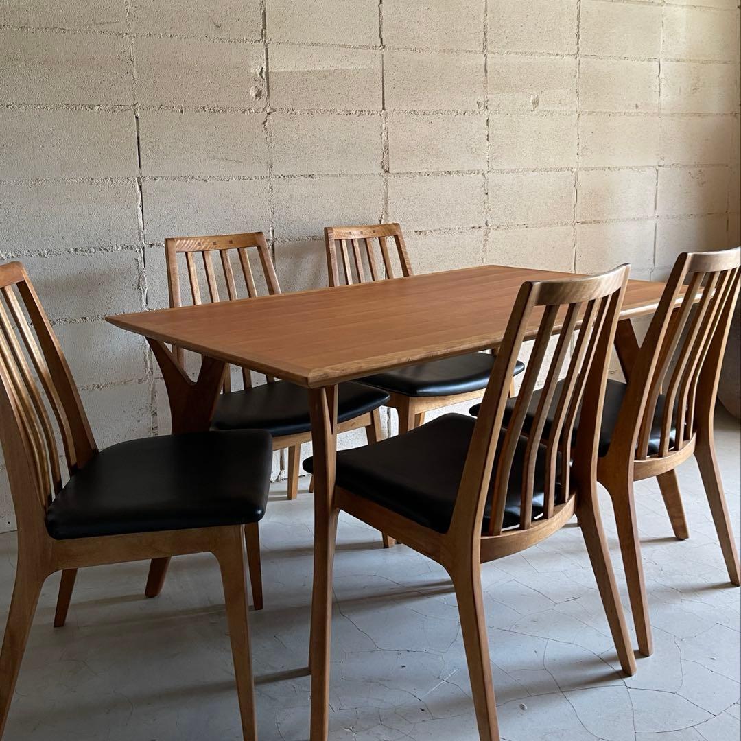 Folk 　BOSCO ボスコ　ダイニングテーブル　朝日木材加工　北欧