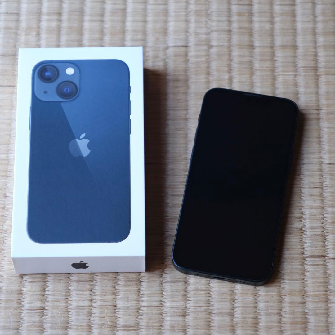 【美品】iPhone13 mini 128GB ミッドナイト SIMフリー