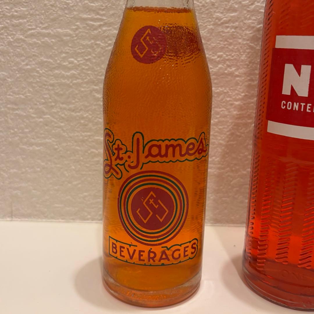 ✴︎レア✴︎クラッシュオレンジ他　ヴィンテージジュース瓶３本セット⭐︎おまけ付き