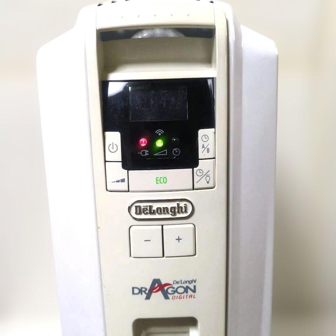 DeLonghi オイルヒーター TDD0915W リモコン付