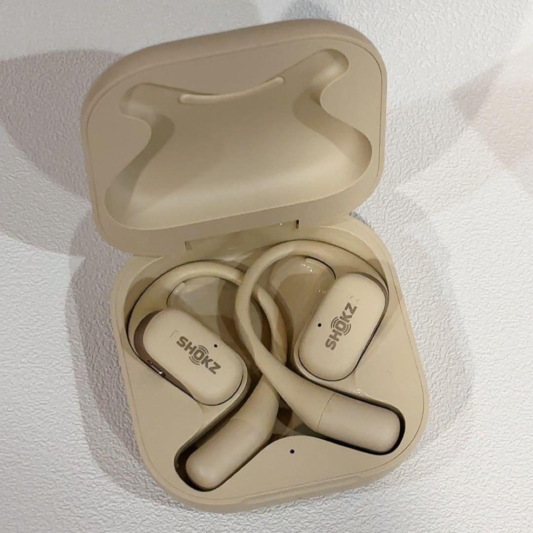 SHOKZ OPENFIT ベージュ 骨伝導イヤホン