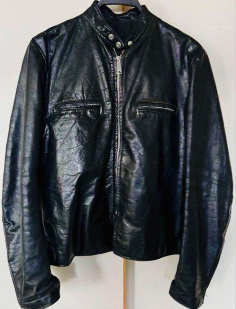 BROOKS ブラック シングルライダース 60s 70s ジョニー ディップ