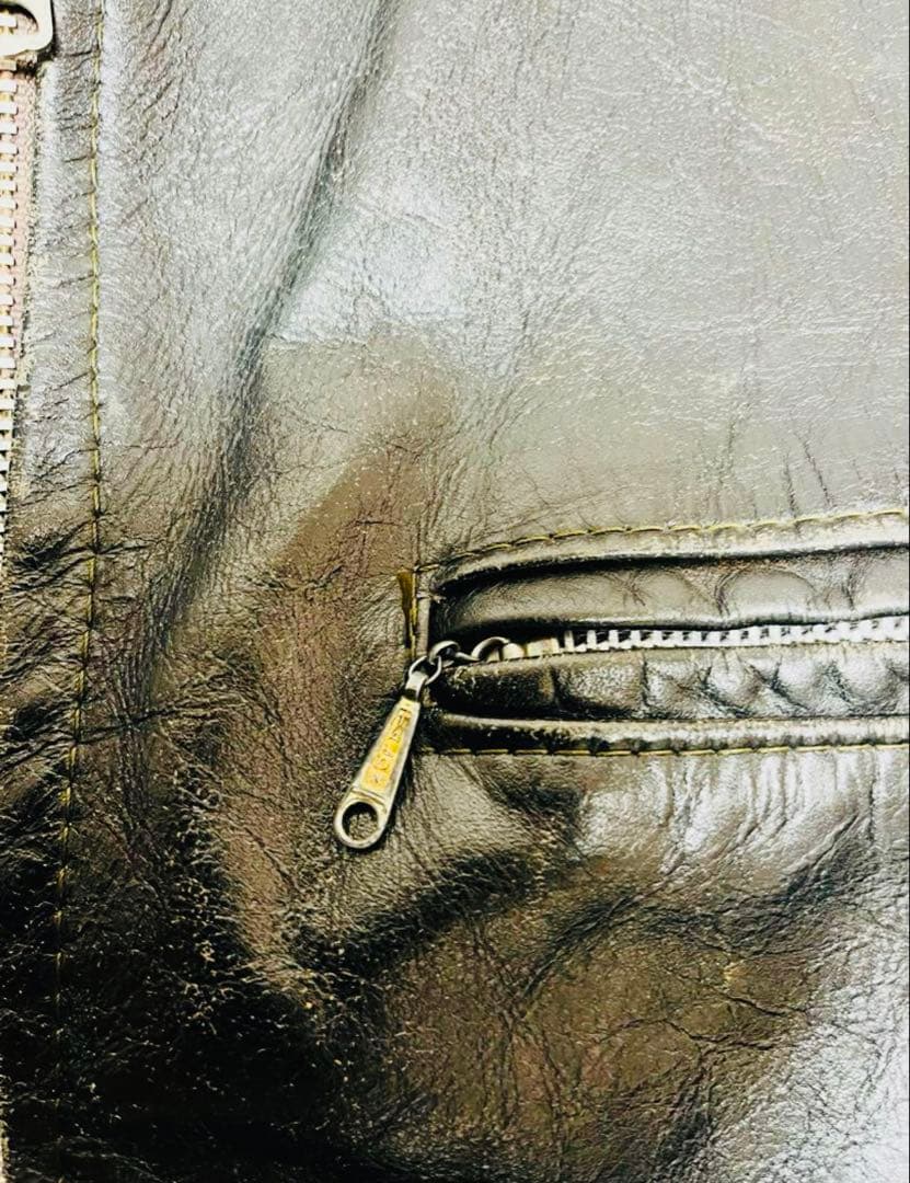 BROOKS ブラック シングルライダース 60s 70s ジョニー ディップ