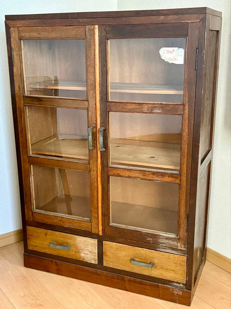 古家具　古道具　本棚　キャビネット