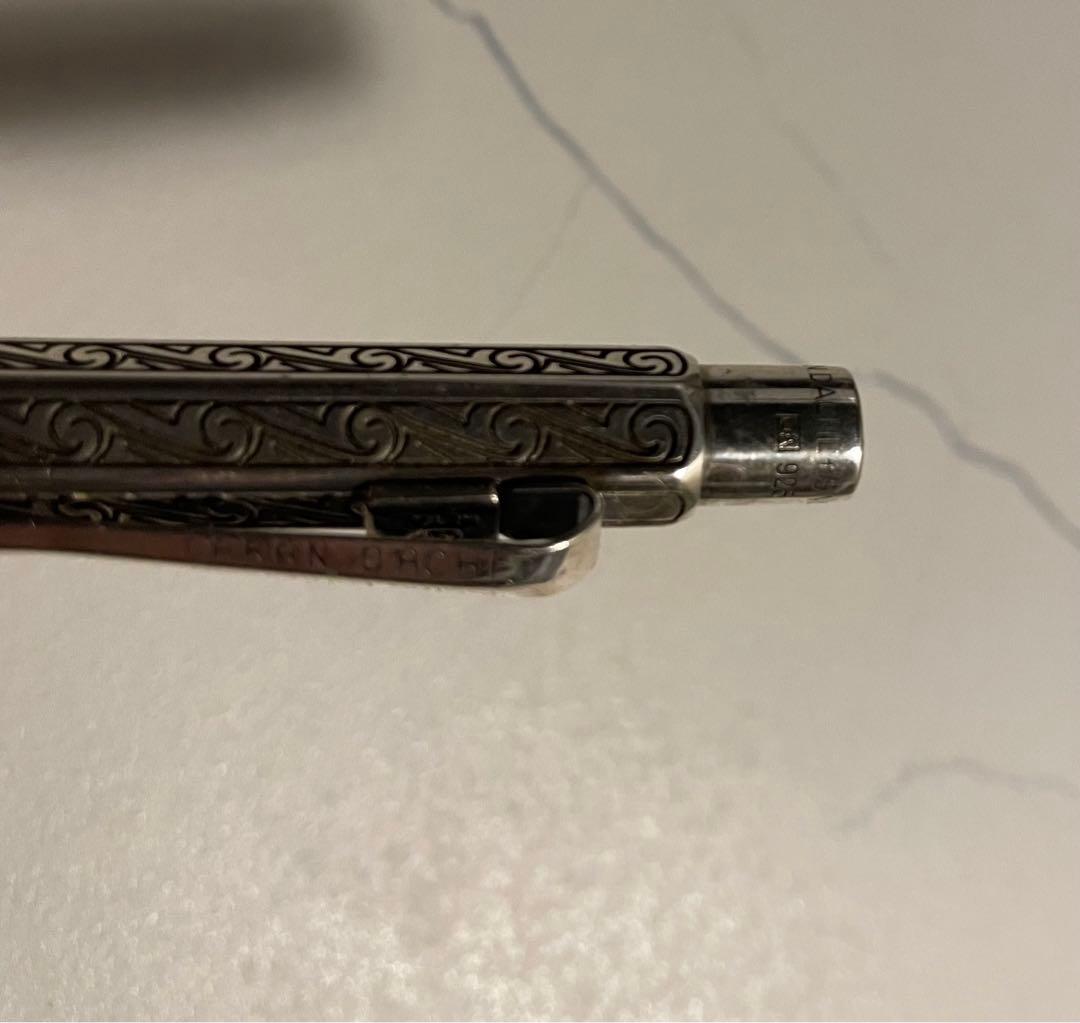 カランダッシュ エクリドール アンモナイト ボールペン クリップ刻印