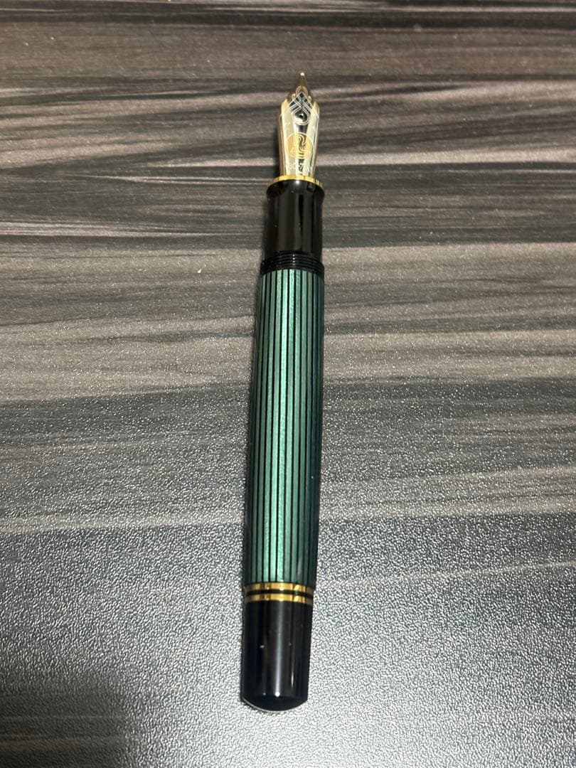 美品　Pelikan M1000 Green Stripe 万年筆　細字