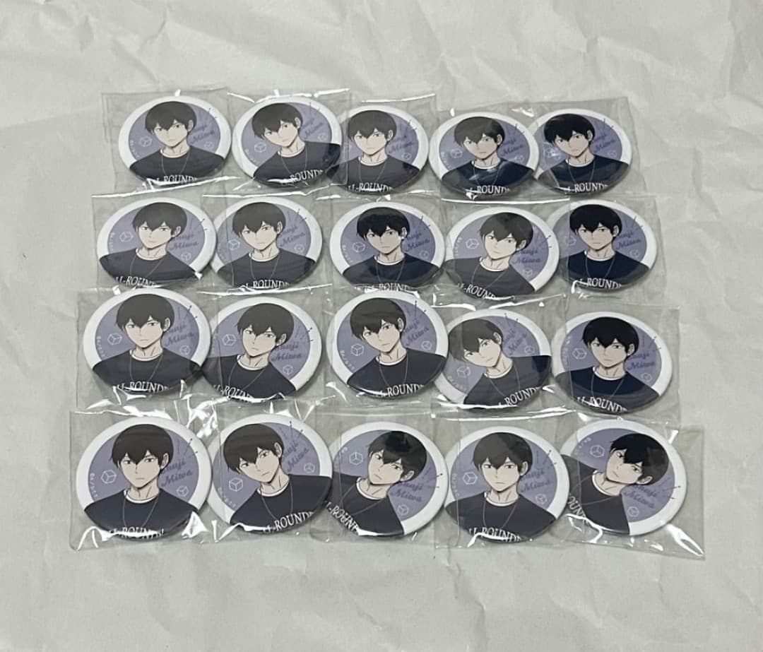 ワールドトリガー　三輪秀次　三輪　缶バッジ　HICUL ハイカル