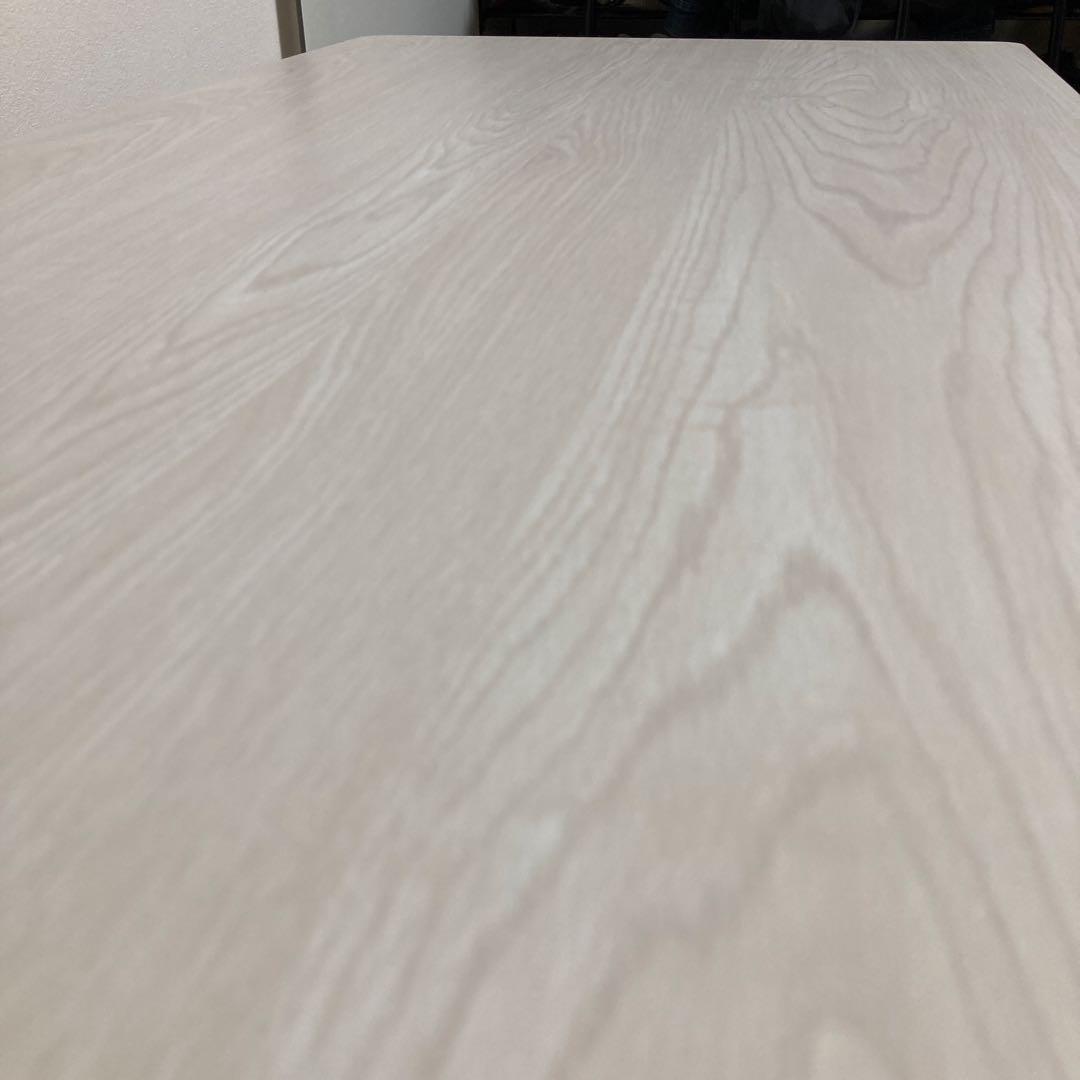 美品　ニトリ　昇降テーブル　ガス圧式　折りたたみ　キャスター付き　ホワイト