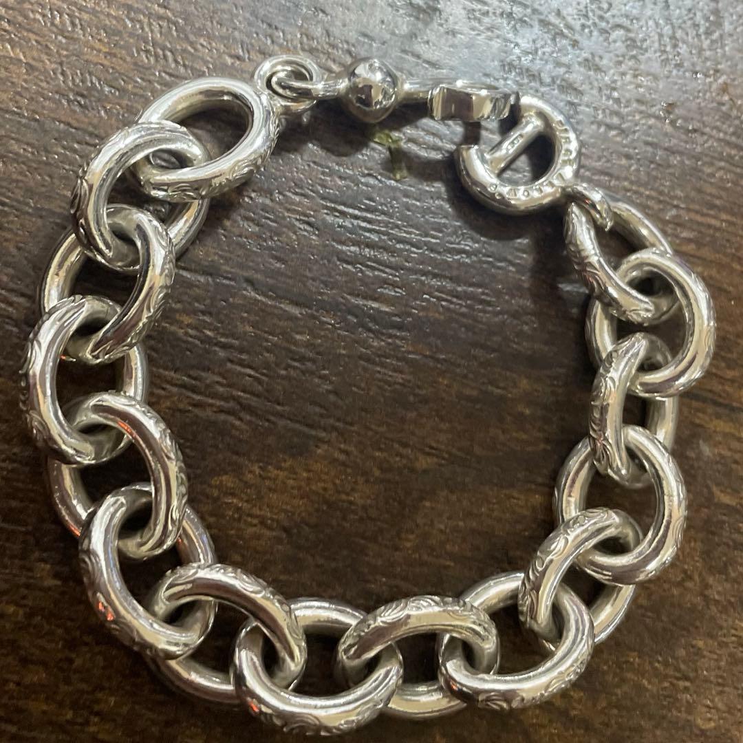 廃盤　超レア　ファーストアローズ　極太　唐草　チェーン　ブレスレット　唯一無二