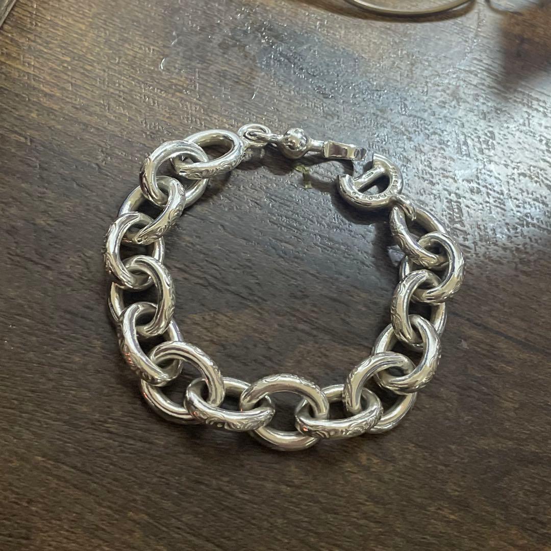 廃盤　超レア　ファーストアローズ　極太　唐草　チェーン　ブレスレット　唯一無二