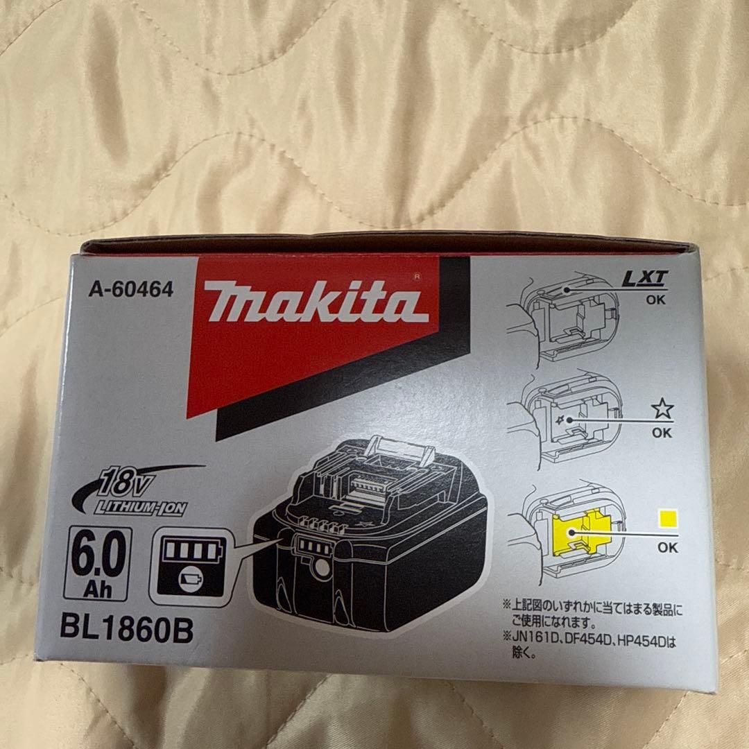 makita 18v 純正バッテリー BL1860B