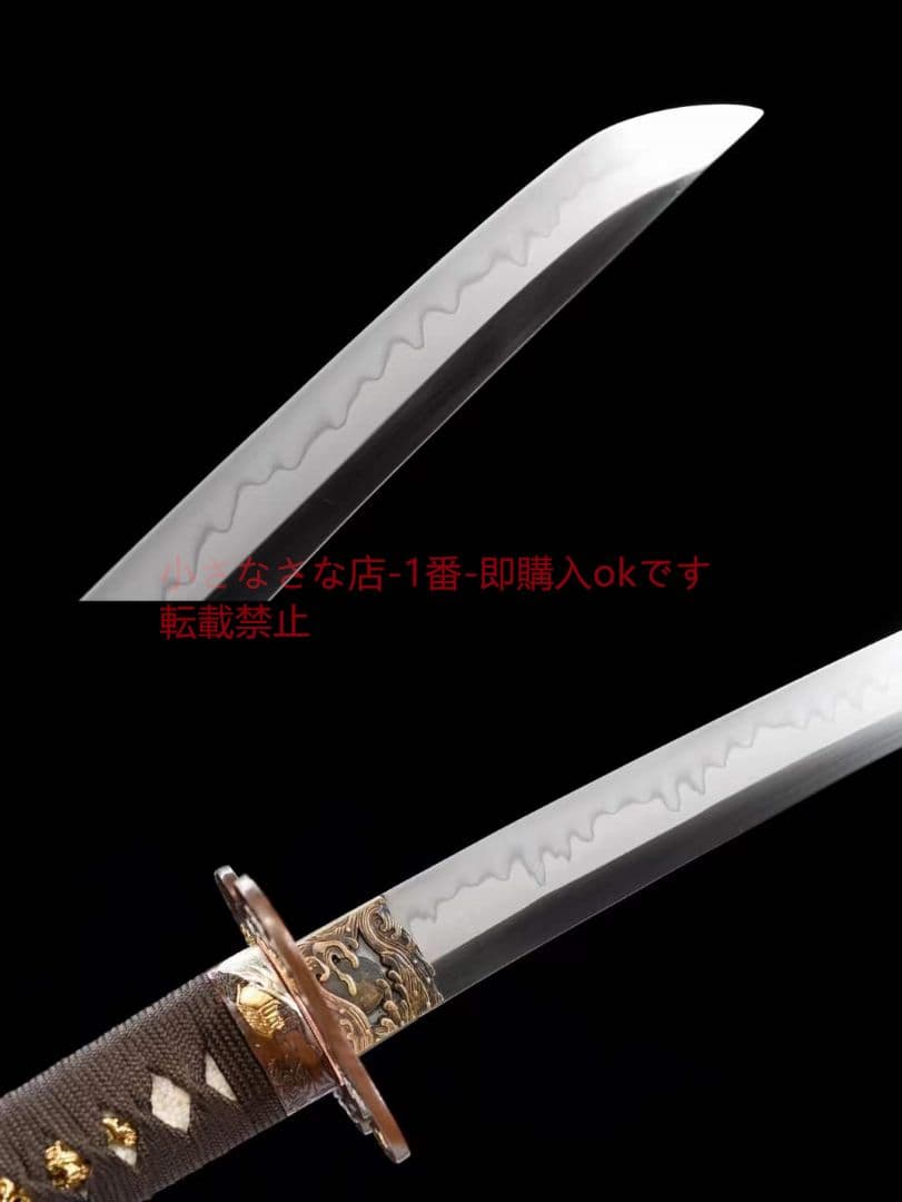 20寸T 10焼刃三色研磨『遊龍踏雪』武具　刀装具　日本刀　模造刀 居合刀