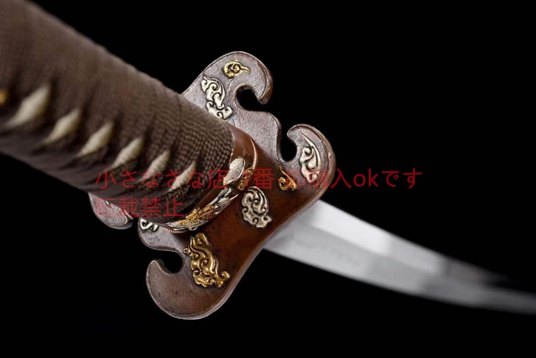 20寸T 10焼刃三色研磨『遊龍踏雪』武具　刀装具　日本刀　模造刀 居合刀