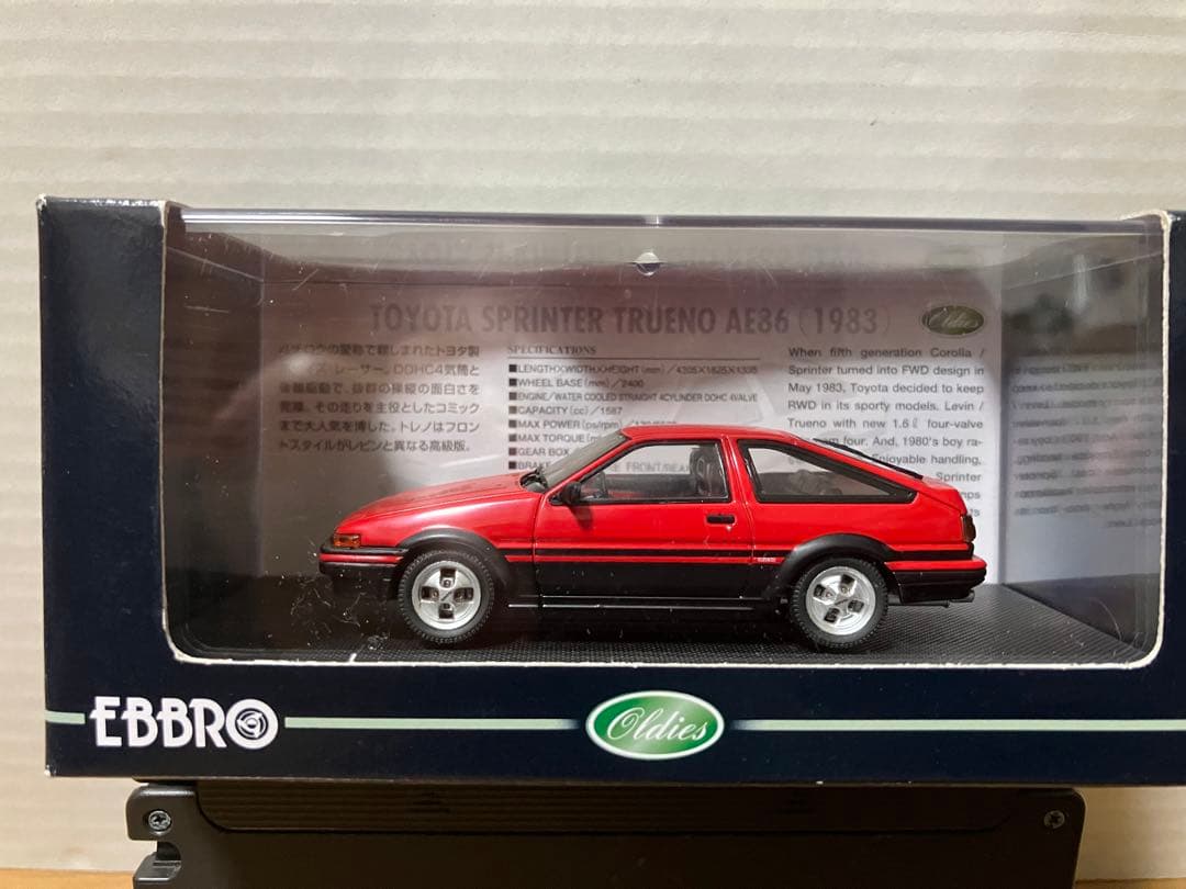 EBBRO トヨタ スプリンター トレノ AE86 1983