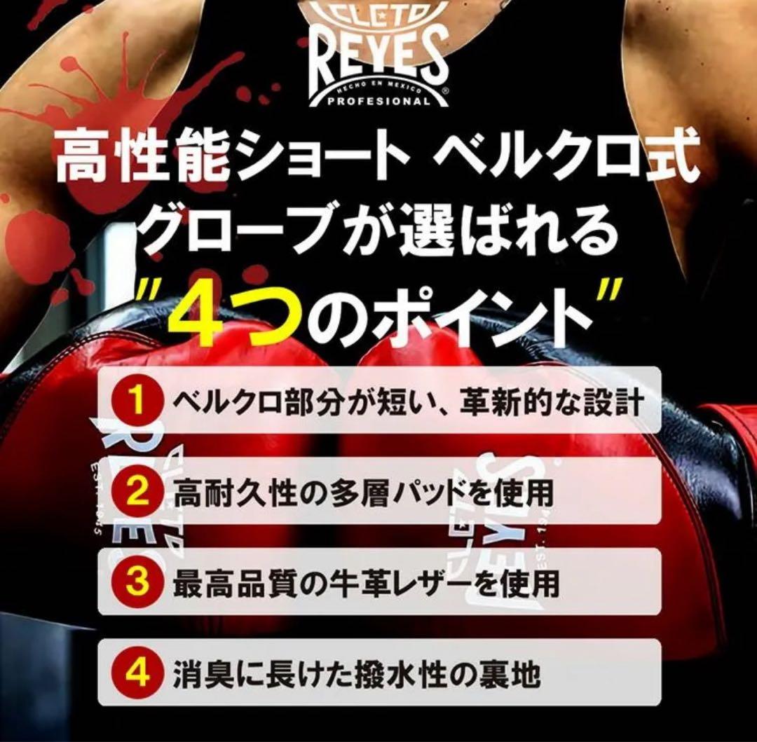 最終値下げ‼️REYES レイジェス グローブ 【ブラック×レッド 10オンス】