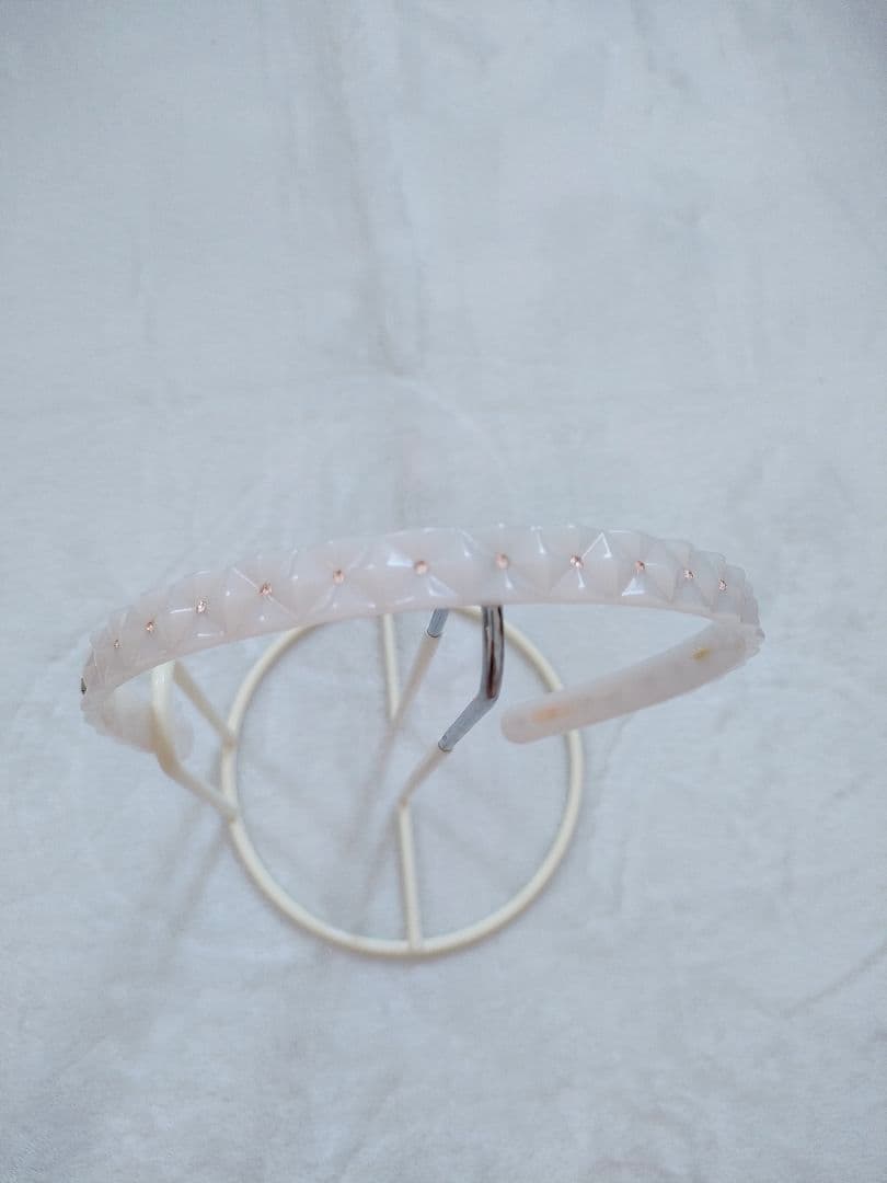 アレクサンドルドゥパリ カチューシャ ホワイト スワロフスキー ヘアアクセサリー