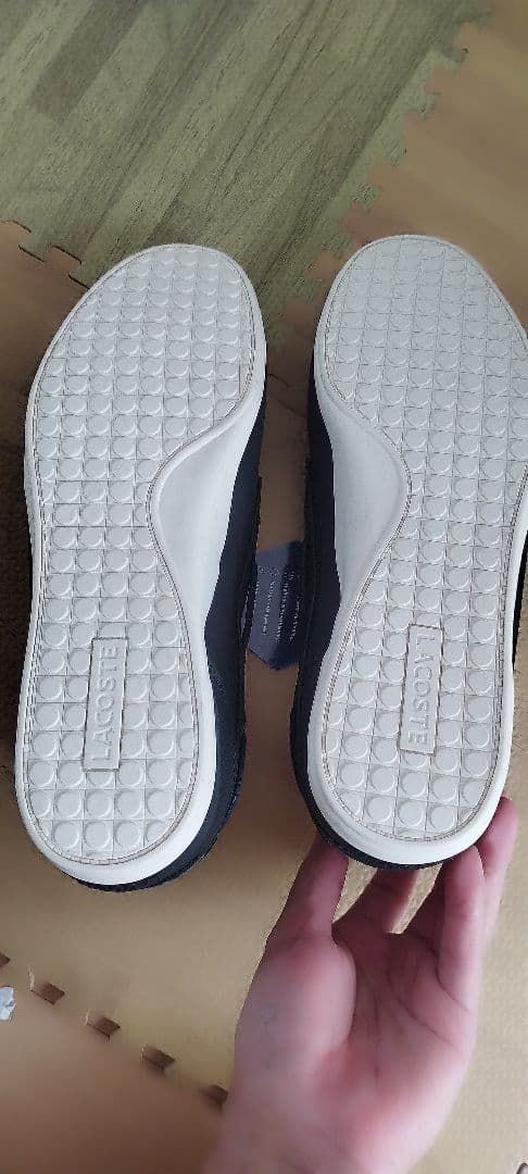 LACOSTE ブラック メンズシューズ