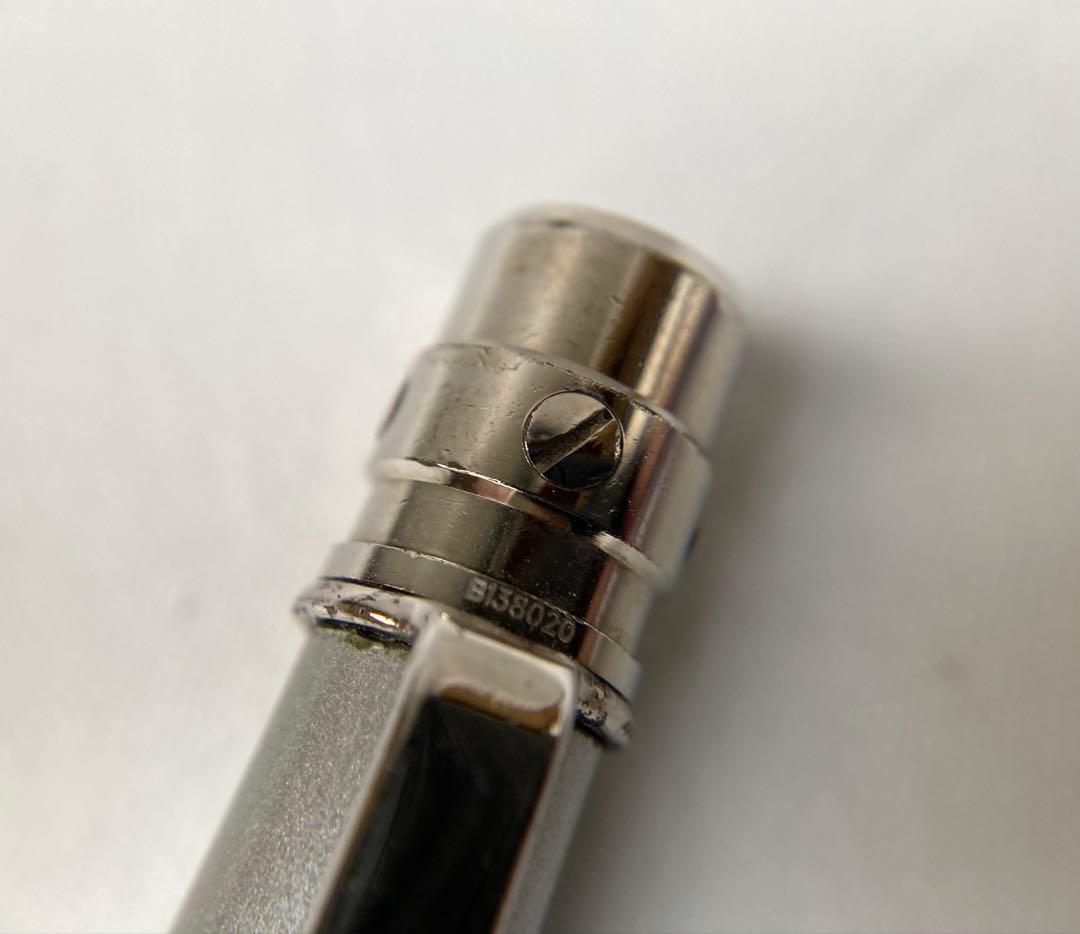 カルティエ　サントスドゥ　ブラッシュドメタル　パラジウムフィニッシュ　ボールペン