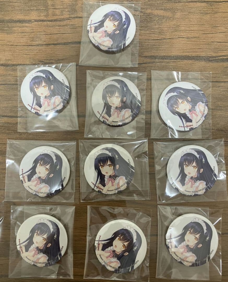 Summer Pockets 久島鴎 44mm缶バッジ 10個