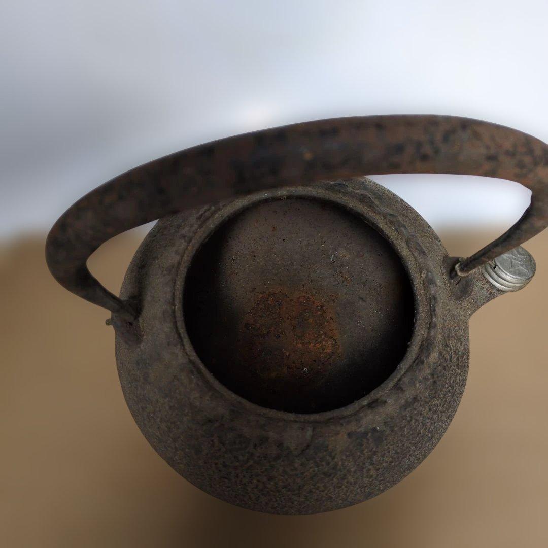 黒色 鉄製 鉄瓶