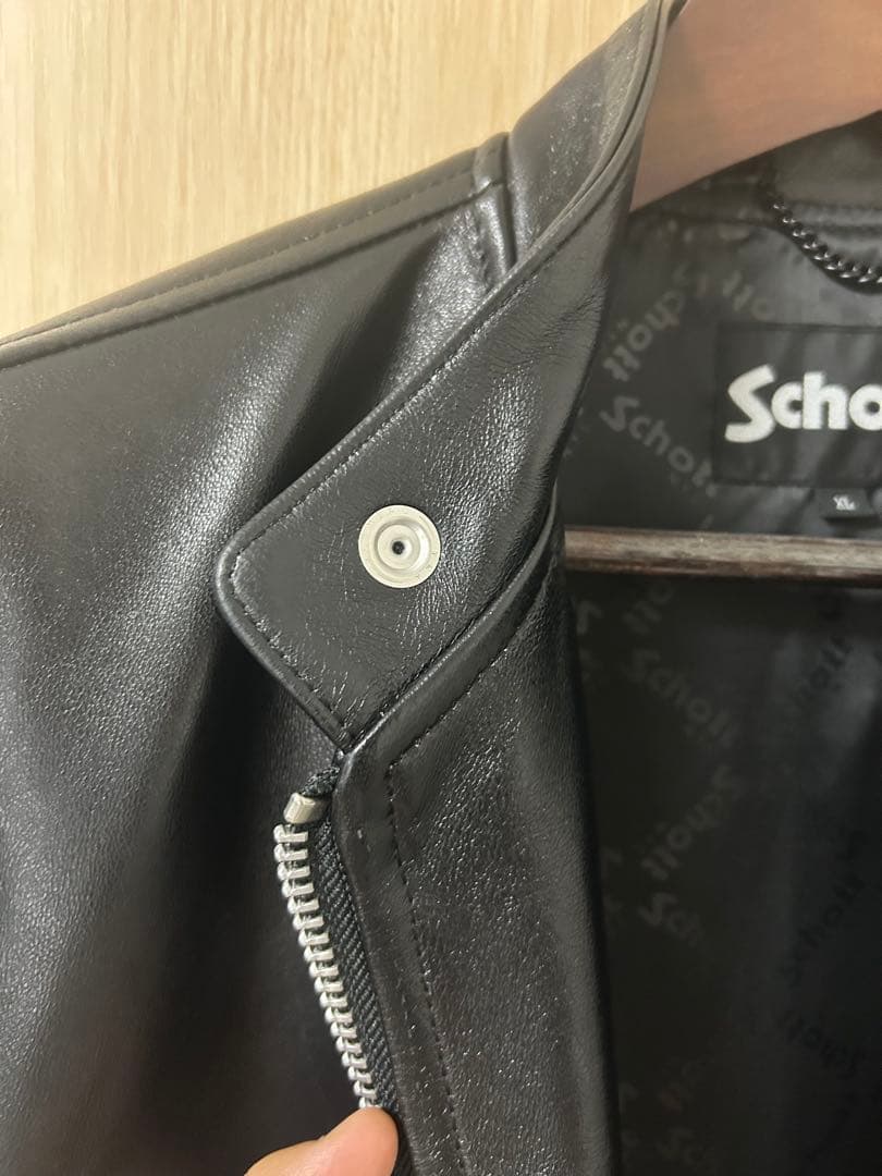 【極美品】Schott 70S シングル ライダース レザー ジャケット XL