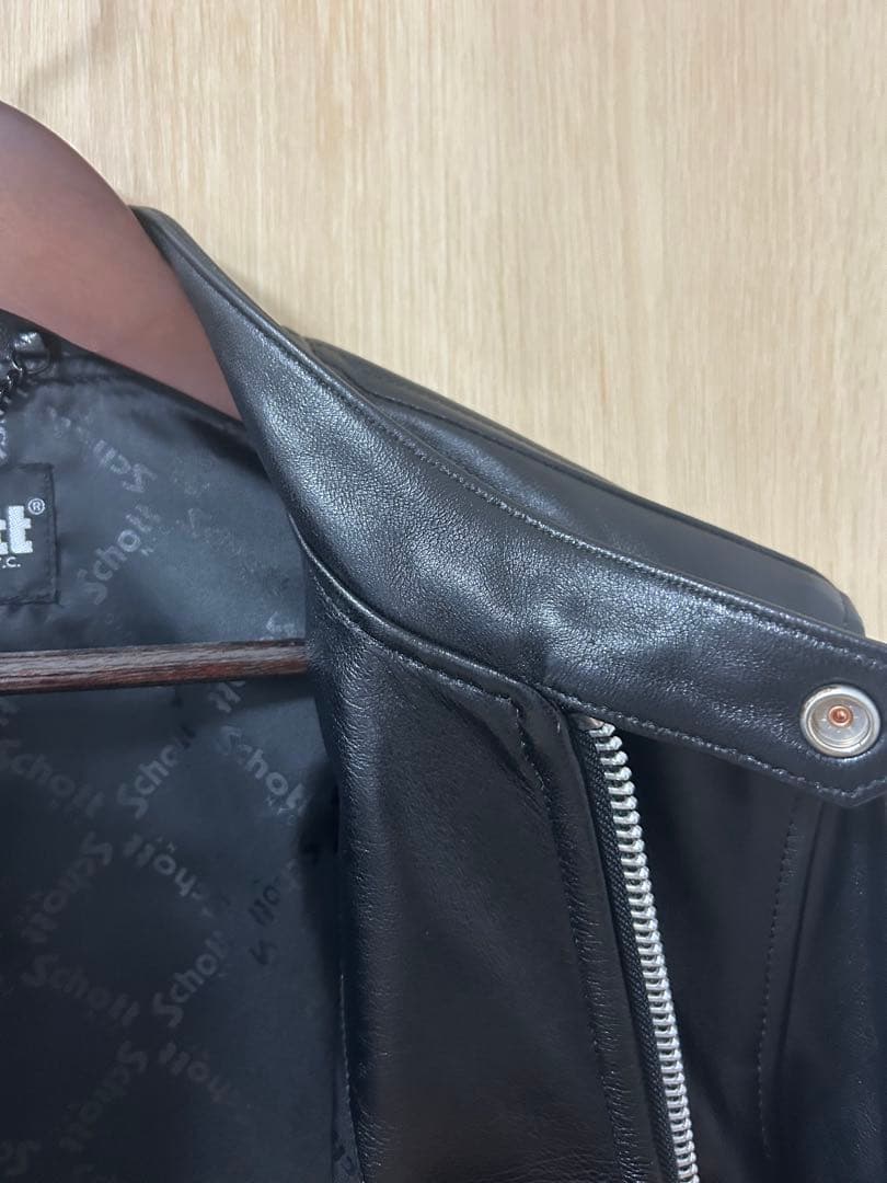 【極美品】Schott 70S シングル ライダース レザー ジャケット XL