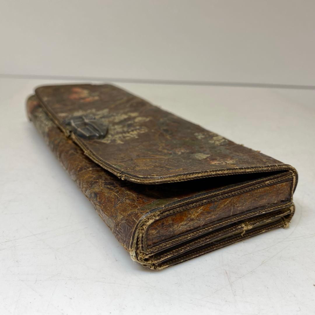 江戸時代　金唐草　銀細工金具　財布　タサオ　東さ8-0104☆2F