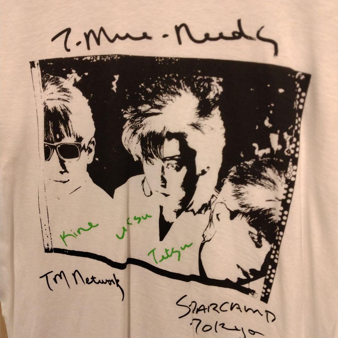 希少　TM NETWORK　当時物　Tシャツ　オフィシャル　FANKS